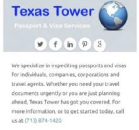 Texas Tower Passport...